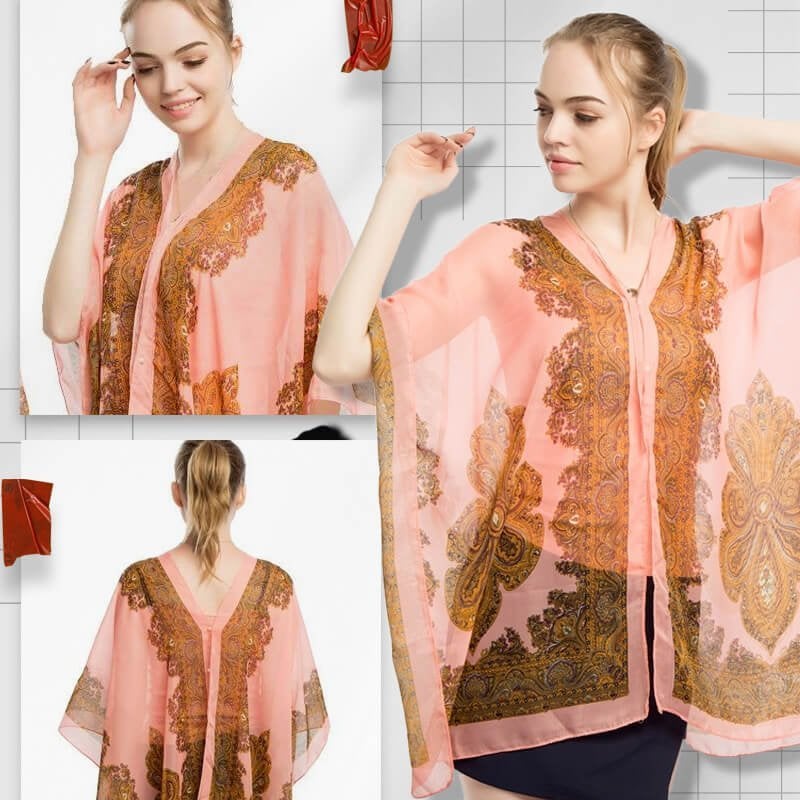 Versatile Sun Protection Chiffon Shawl - Supshell