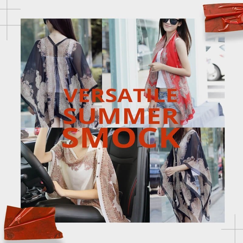 Versatile Sun Protection Chiffon Shawl - Supshell