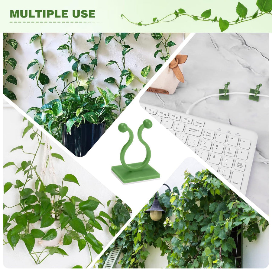 Plant Climbing Self Adhesive Wall Clips [30/60 Clips Set]