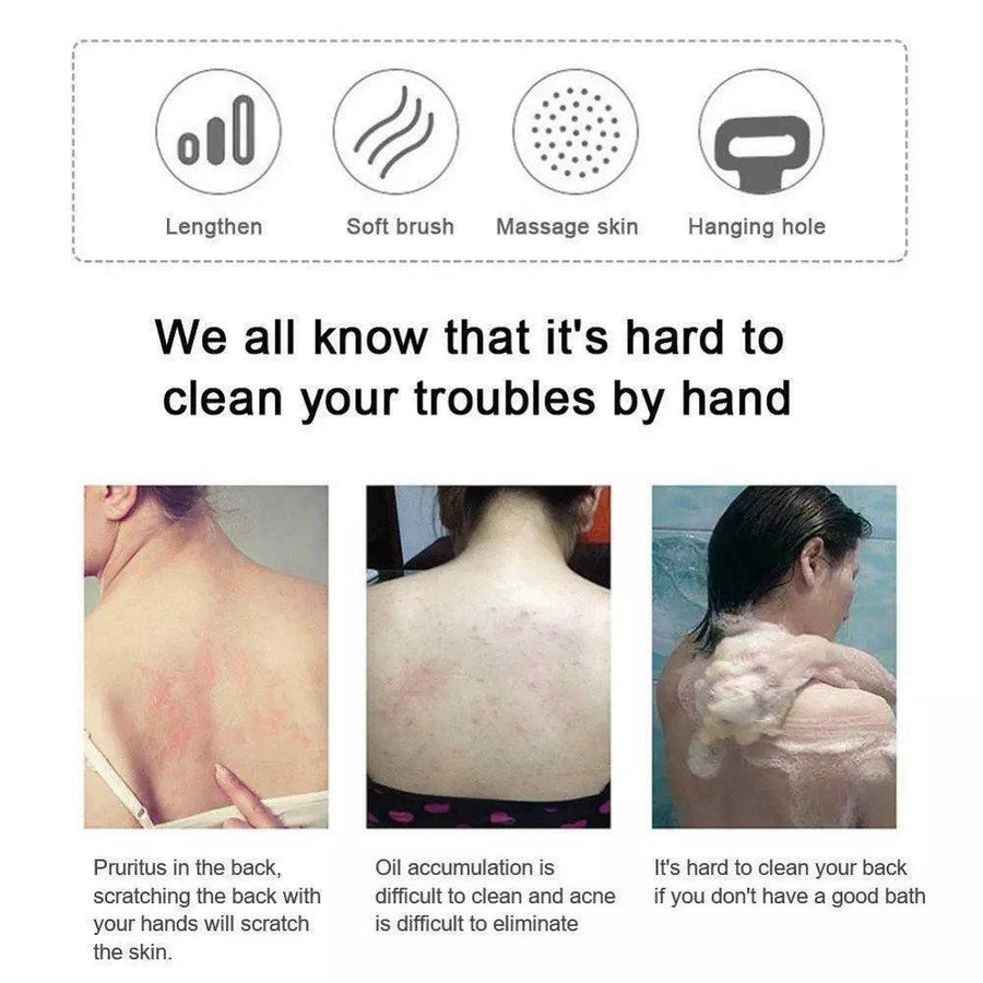 Eco-Friendly Silicone Bath Brush ( Buy 1 Get 1 Free )