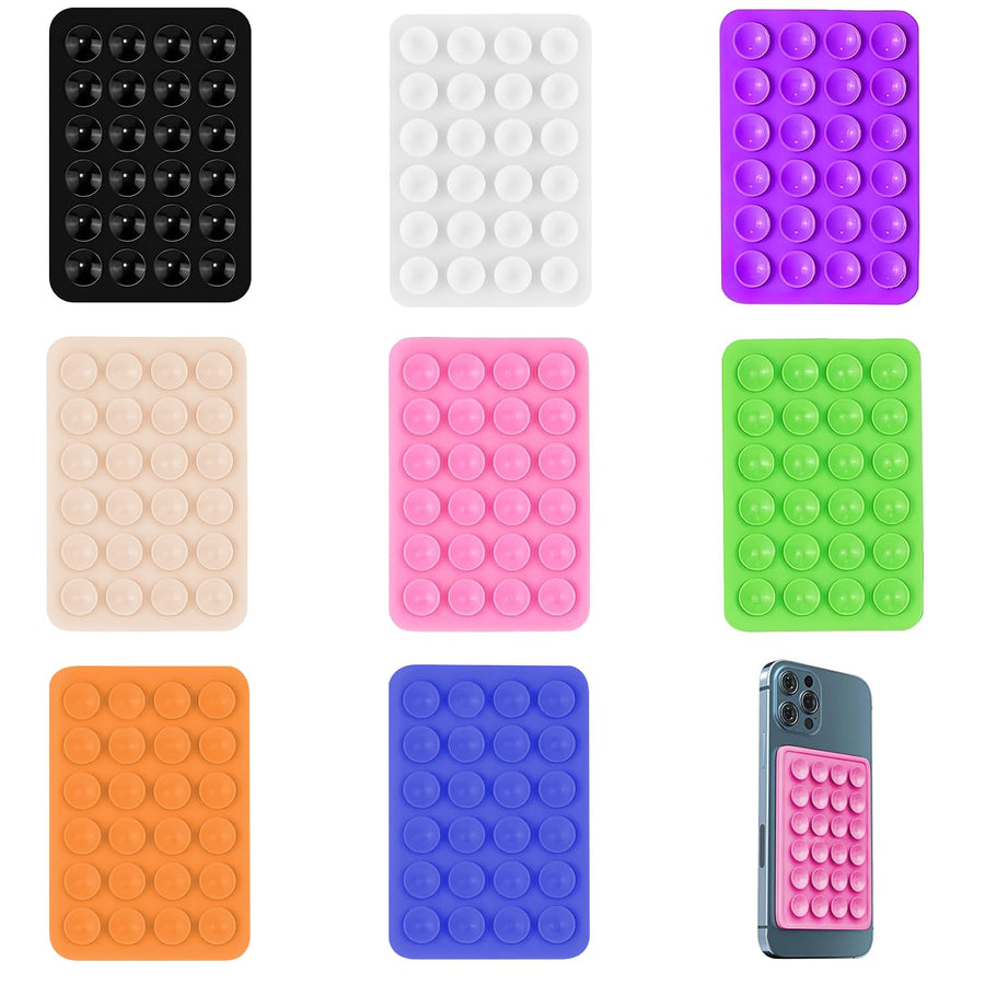 8Pcs Silicone Suction Phone Case – Anti-Slip Phone Stickers