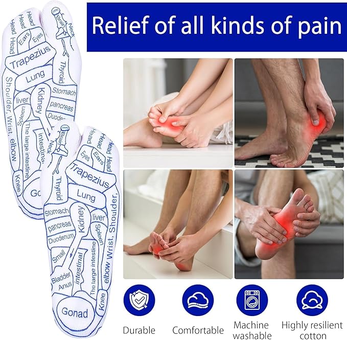 Reflexology Foot Massage Socks