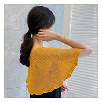 Knitted Sun-proof Shawl (🔥Gift Pearl Clips 1pcs🔥)