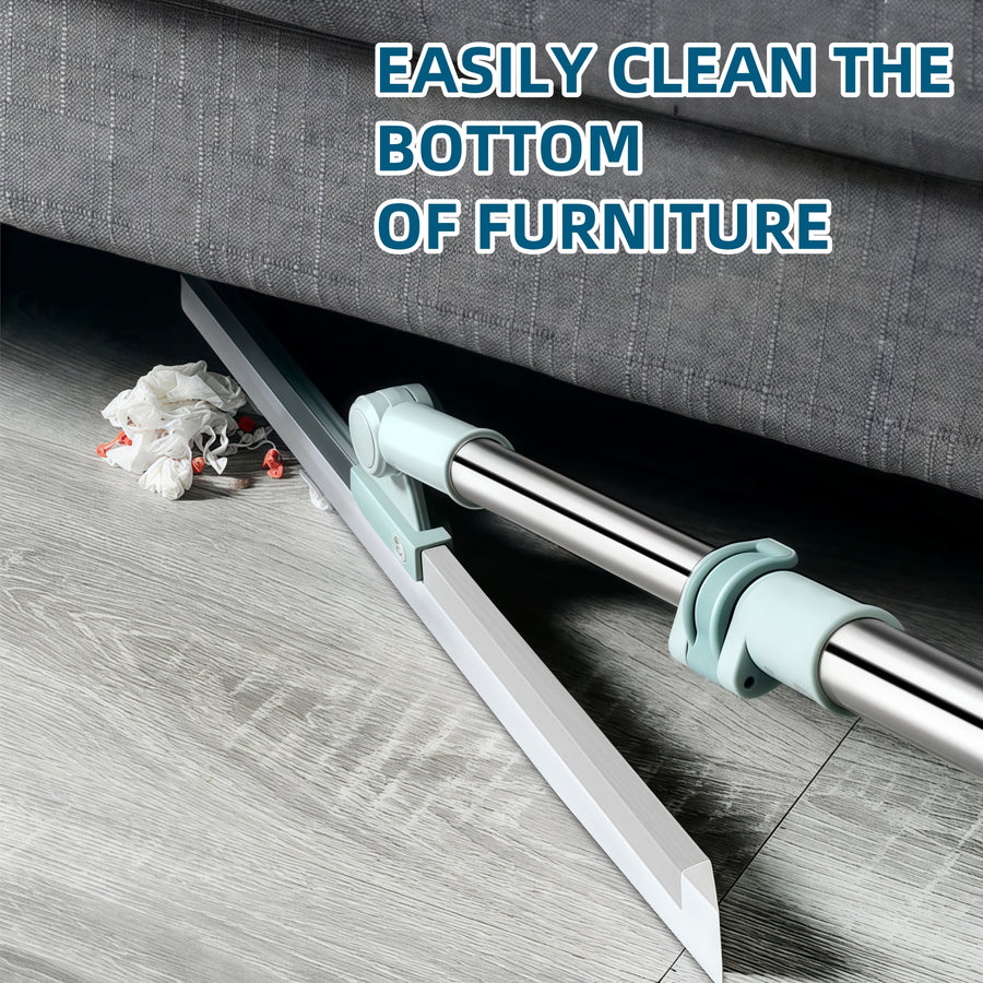 Magic Broom Silicone Floor Scraper - Bathroom Hair Cleaning Brush with Water Squeegee for Home Use