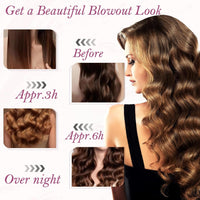Heatless Hair Curler for Women - Flexible Curling Rod with Hook Satin Rollers for All Hair Types