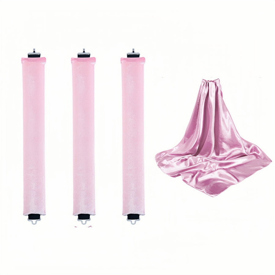 Heatless Hair Curler for Women - Flexible Curling Rod with Hook Satin Rollers for All Hair Types