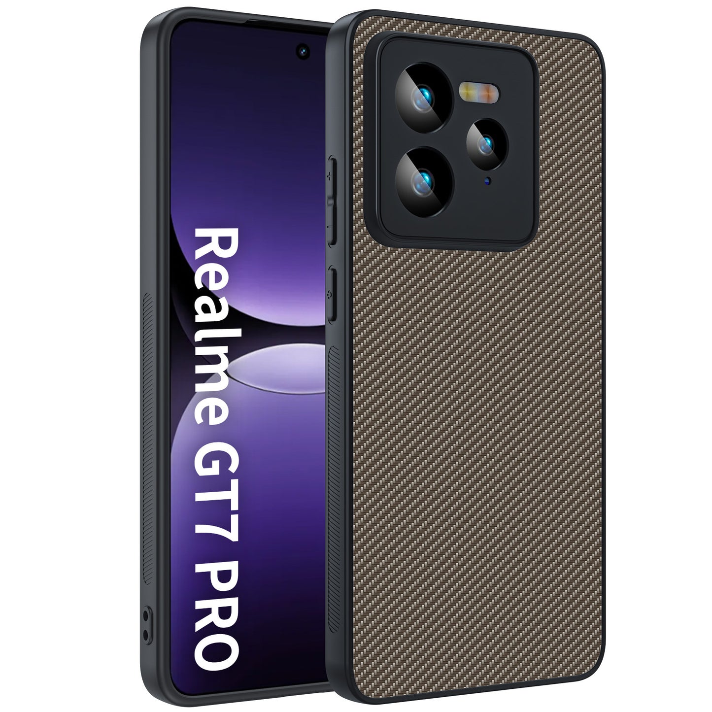 SupShell™️Anti-Drop Carbon Fiber Leather Phone Cases for Realme - Supshell