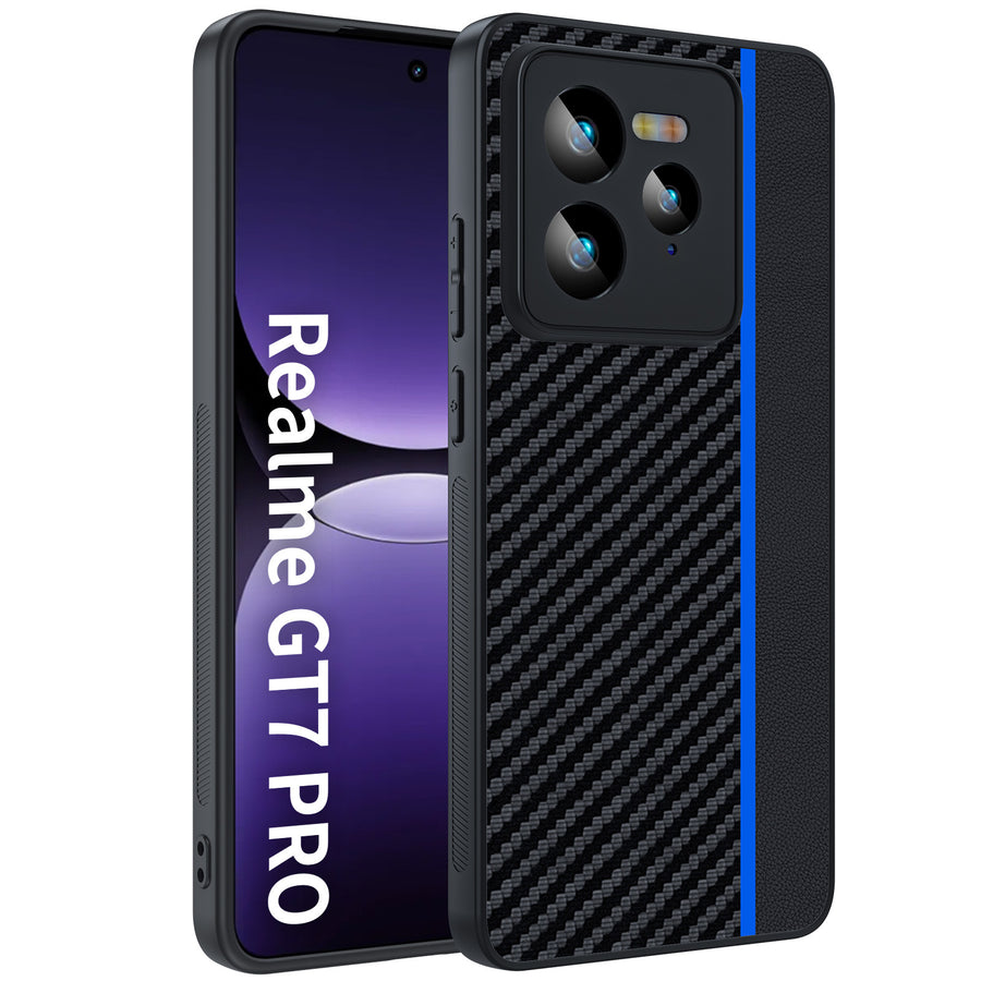 SupShell™️Anti-Drop Carbon Fiber Leather Phone Cases for Realme - Supshell