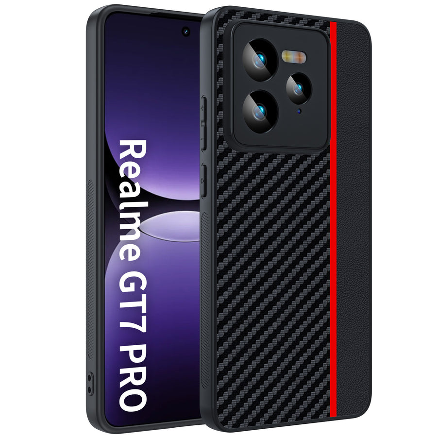 SupShell™️Anti-Drop Carbon Fiber Leather Phone Cases for Realme - Supshell