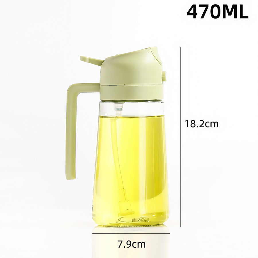 16oz/470ml Olive Oil Sprayer - 2-in-1 Kitchen Dispenser