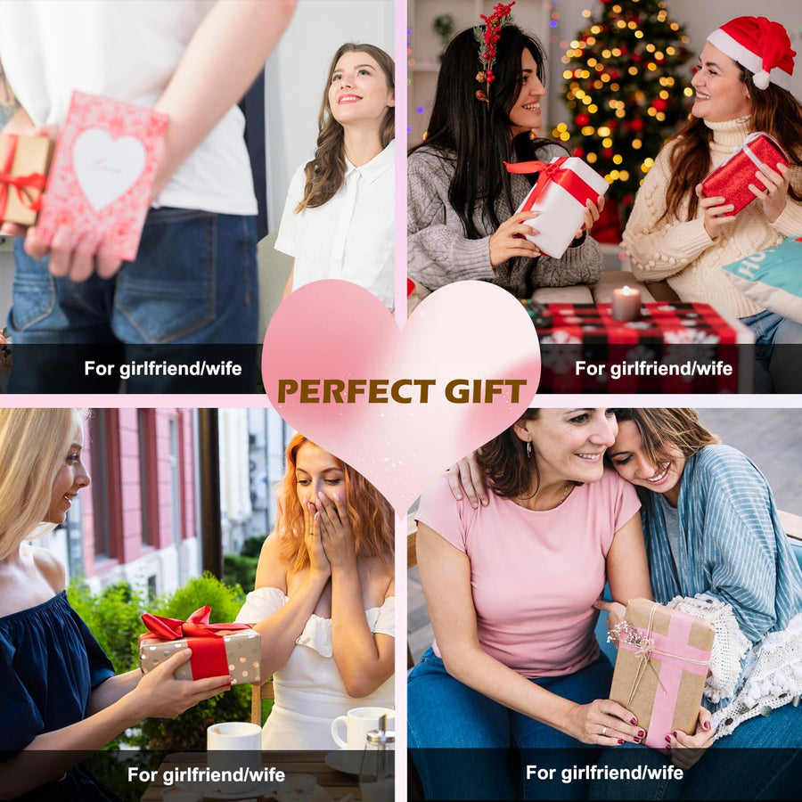 Mangalmay Rose Flower Premium Box with Necklace (🔥Gift for Beloved One🔥)